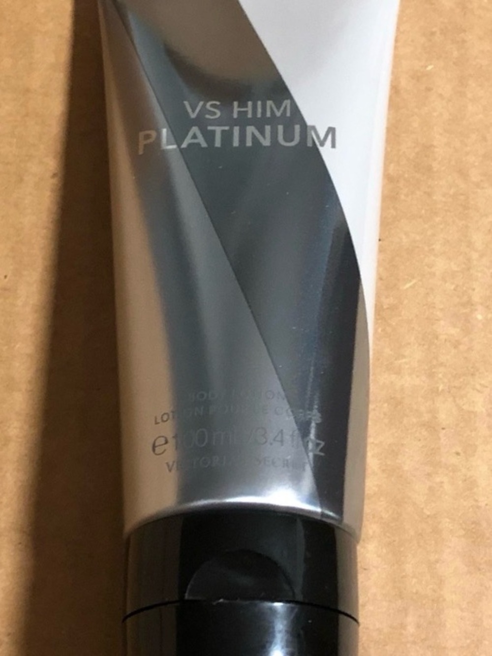 Victoria's Secret VS Him Platinum Men's Moisturizer - Silver, Black